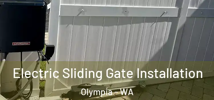 Electric Sliding Gate Installation Olympia - WA